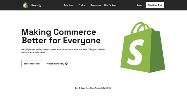 Shopify Landing Page